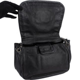 Chanel Calfskin CC Single Flap Shoulder Bag