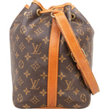 Louis Vuitton Monogram Canvas Sac Noé Petit Shoulder Bag