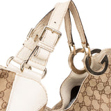Gucci Monogram GG Canvas Charlotte Hobo Shoulder Bag - vintageandkickz