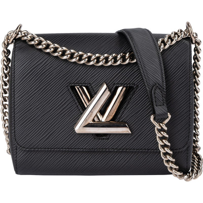 Louis Vuitton Noir Epi Leather Twist PM Crossbody Bag