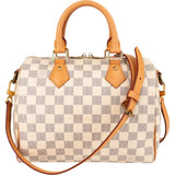 Louis Vuitton Monogram Damier Azur Canvas Speedy 25 Bandoulière Handbag