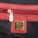 MCM Visetos Monogram Studded Sequin Leopard Stark Backpack