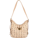 MCM Monogram Visetos Hobo Shoulder Crossbody Bag