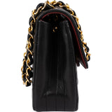 Chanel Quilted Lambskin 24K Gold Single Flap Crossbody Bag