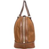 Prada Brown Tessuto Triangle Bauletto Small Handbag