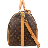 Louis Vuitton Monogram Canvas Keepall 55 Bandoulière Travel Bag