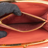 Miu Miu Cocco Craquelé Leather Kisslock Wallet