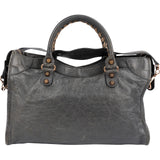 Balenciaga Grey Leather Classic City Bag Handbag