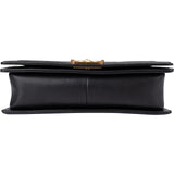 Chanel Quilted Lambskin New Medium Boy Single Flap Crossbody Bag