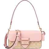Coach Monogram Signature Canvas Leather Alie Shoulder Bag