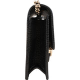 Gucci Leather Interlocking GG Wallet On Chain Crossbody Bag