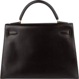 Hermès Box Calf Leather Kelly 32 Handbag
