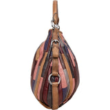 Miu Miu Leather Multicolor Patchwork Hobo Handbag