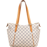 Louis Vuitton Monogram Damier Azur Canvas Totally PM Shoulder Bag