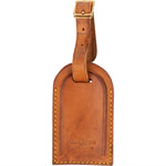 [🔄️B10 / F92] Louis Vuitton Vachetta Leather Luggage Tag - vintageandkickz