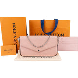Louis Vuitton Pink Epi Leather Pochette Felicie Crossbody Bag