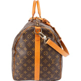 Louis Vuitton Monogram Canvas Keepall 55 Bandoulière Travel Bag