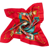 Hermès Chocs en Plumes Silk 90 Scarf Tuch