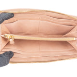 Miu Miu Matelassé Nappa Leather Horizontal Zip Around Wallet