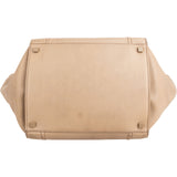 Céline Drummed Calfskin Phantom Handbag