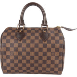 Louis Vuitton Monogram Damier Ebene Speedy 25 Handbag