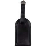 Louis Vuitton Noir Leather Luggage Tag