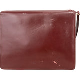 Cartier Bordeaux Leather Clutch