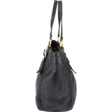 Prada Black Soft Calfskin Hobo Shoulder Bag
