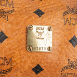 MCM Monogram Visetos Boston Handbag