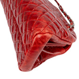 Chanel Quilted Quilted Crinkled Leather Just Mademoiselle Bowling Shoulder Bag