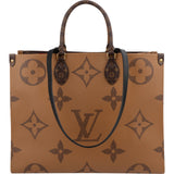 Louis Vuitton Monogram Giant Reverse OnTheGo GM Handbag