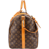 Louis Vuitton Monogram Canvas Keepall 55 Bandoulière Travel Bag