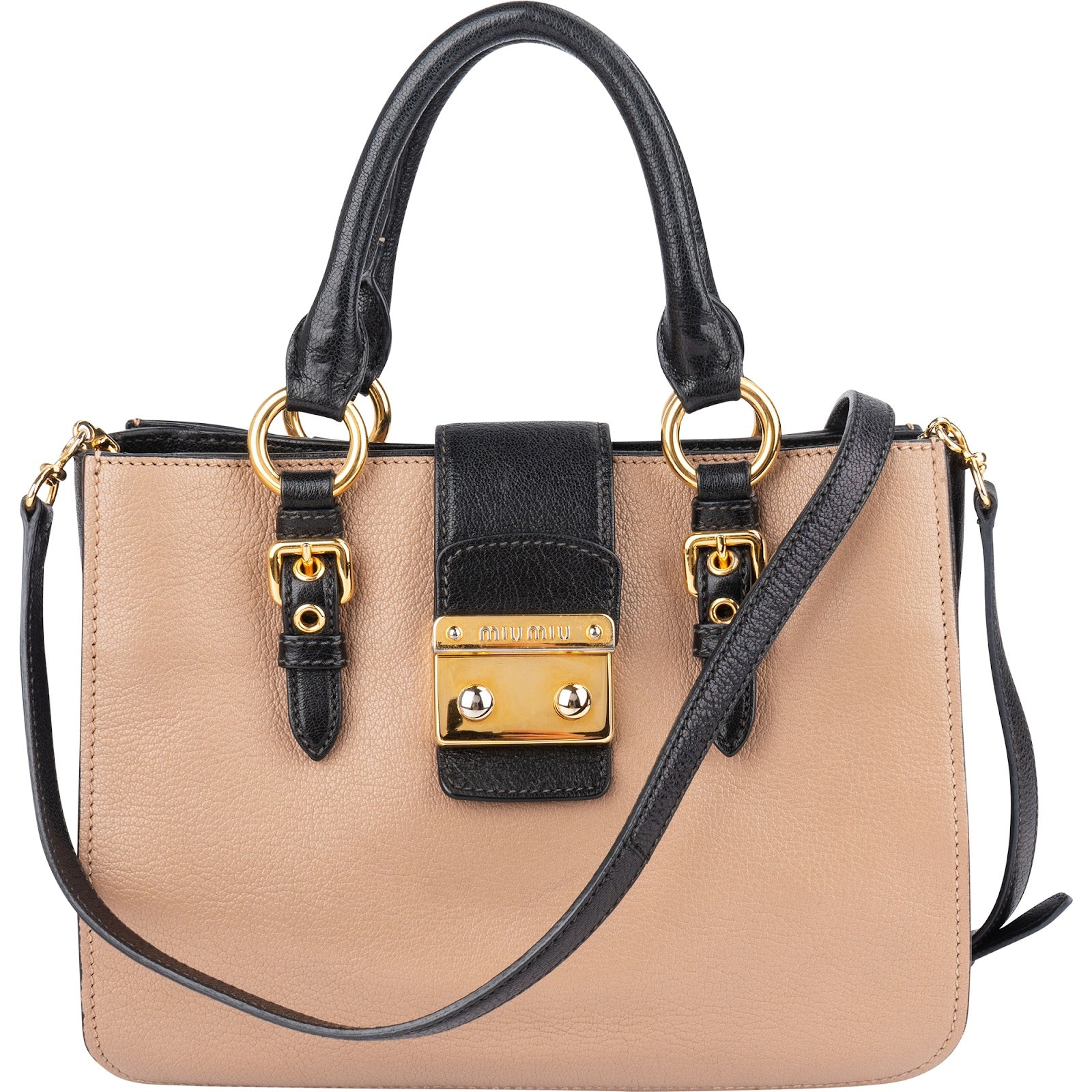 [🔄️B24 / F20] Miu Miu Multicolor Madras Leather Top Handle Crossbody Bag - vintageandkickz