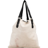 Yves Saint Laurent Canvas Kahala Drawstring Tote Shoulder Bag