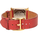 Hermès Gold Tone Heure H HH1.201 Women Watch - vintageandkickz