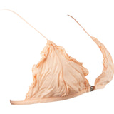 Fendi Pink Ruffled FF Emblem Bikini Top Swimwear (DE36 / S)