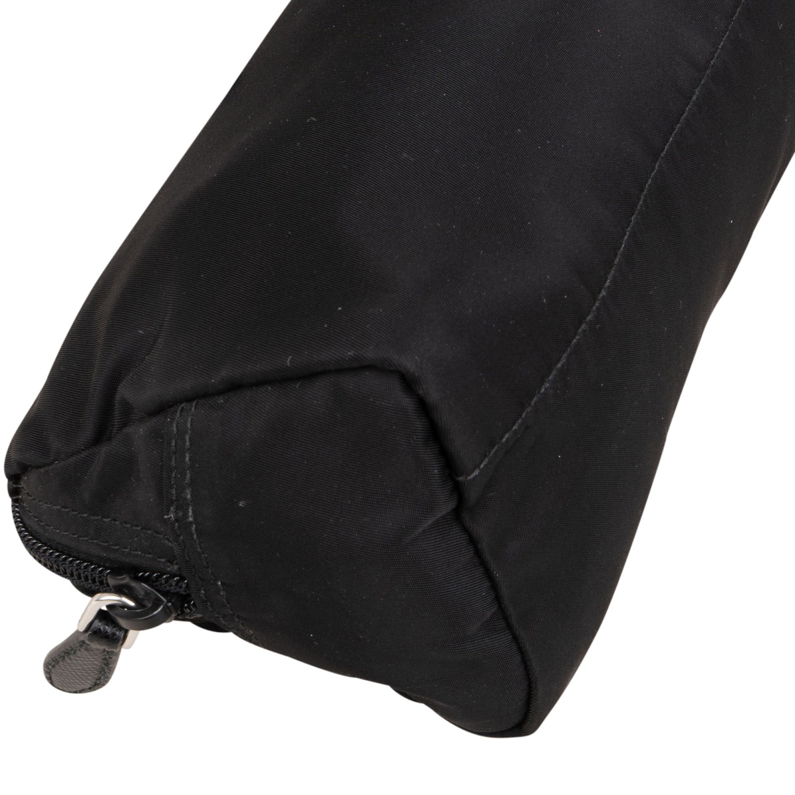 Prada Nylon Triangle Cosmetic Pouch - vintageandkickz