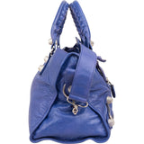 Balenciaga Blue Leather Giant City Handbag