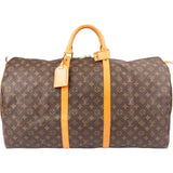 Louis Vuitton Monogram Canvas Keepall 60 Travel Bag