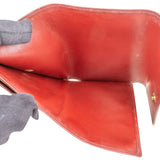 Cartier Bordeaux Leather Flap Wallet