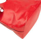 Louis Vuitton Red Epi Leather Sac Noé Petit Shoulder Bag