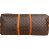 Louis Vuitton Monogram Canvas Keepall 60 Bandoulière Travel Bag