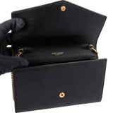 Saint Laurent Grain De Poudre Uptown Wallet On Chain Crossbody Bag