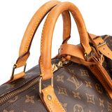 Louis Vuitton Monogram Canvas Keepall 60 Bandoulière Travel Bag