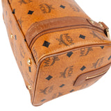 MCM Monogram Visetos Boston Pocket Handbag