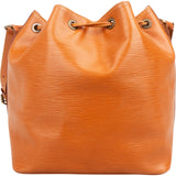 Louis Vuitton Cognac Epi Leather Sac Noé Petit Shoulder Bag