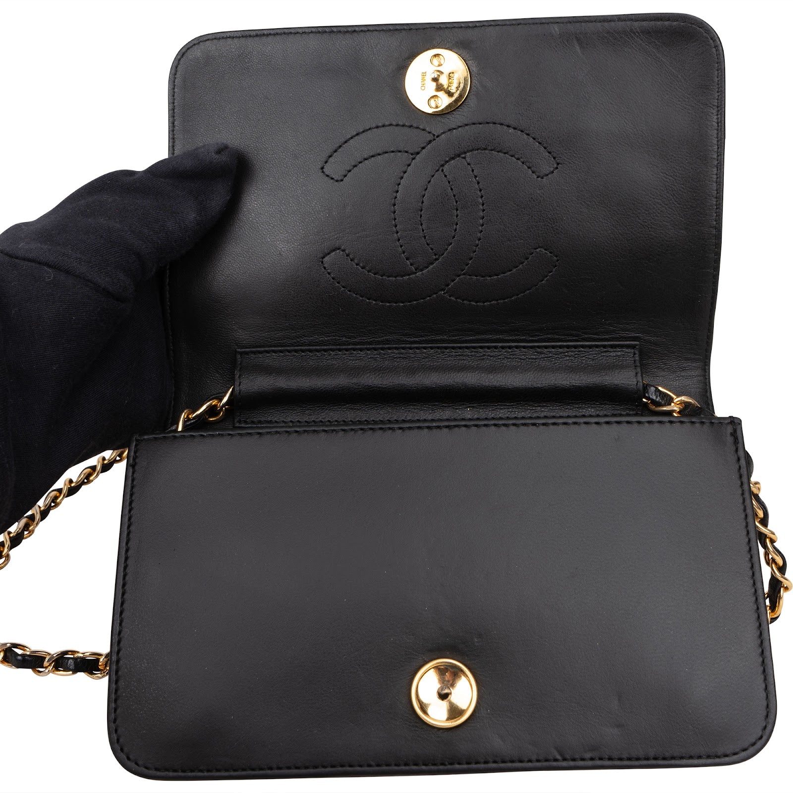 [🔄️B14 / F15] Chanel Quilted Lambskin Medium Double Flap Crossbody Bag - vintageandkickz