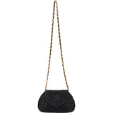 Chanel Quilted Jersey Single Flap Pouch Accessoires Shoulder Bag