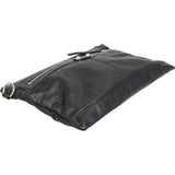 Balenciaga Black Arena Leather City Pochette Clutch