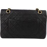 [🔄️B08 / F44] Chanel Quilted Lambskin Medium Double Flap Shoulder Bag - vintageandkickz